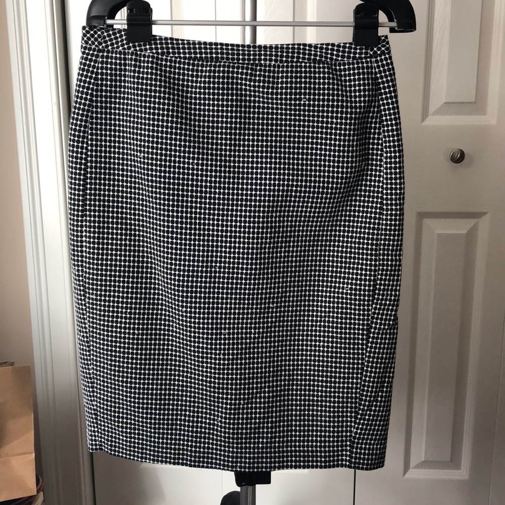 Merona Black and White checkered Pencil skirt